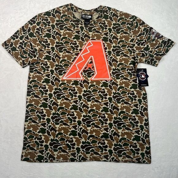 New Era MLB Arizona Diamondbacks Camo Baseball T-Shirt- Men Large-NWT - Picture 1 of 5